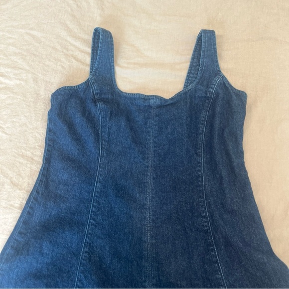 Sold GAP Blue Halter Sheath Maxi Dress - Picture 6 of 14